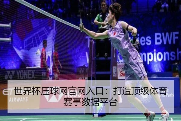 世界杯压球网官网入口：打造顶级体育赛事数据平台